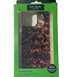 kate spade Brown Protective Case for iPhone 16 Pro Max